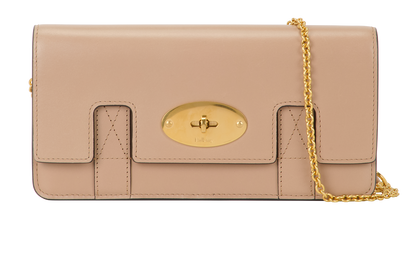 East West Bayswater Clutch, &pound;295, Handbags, Beige, Leather, Front view